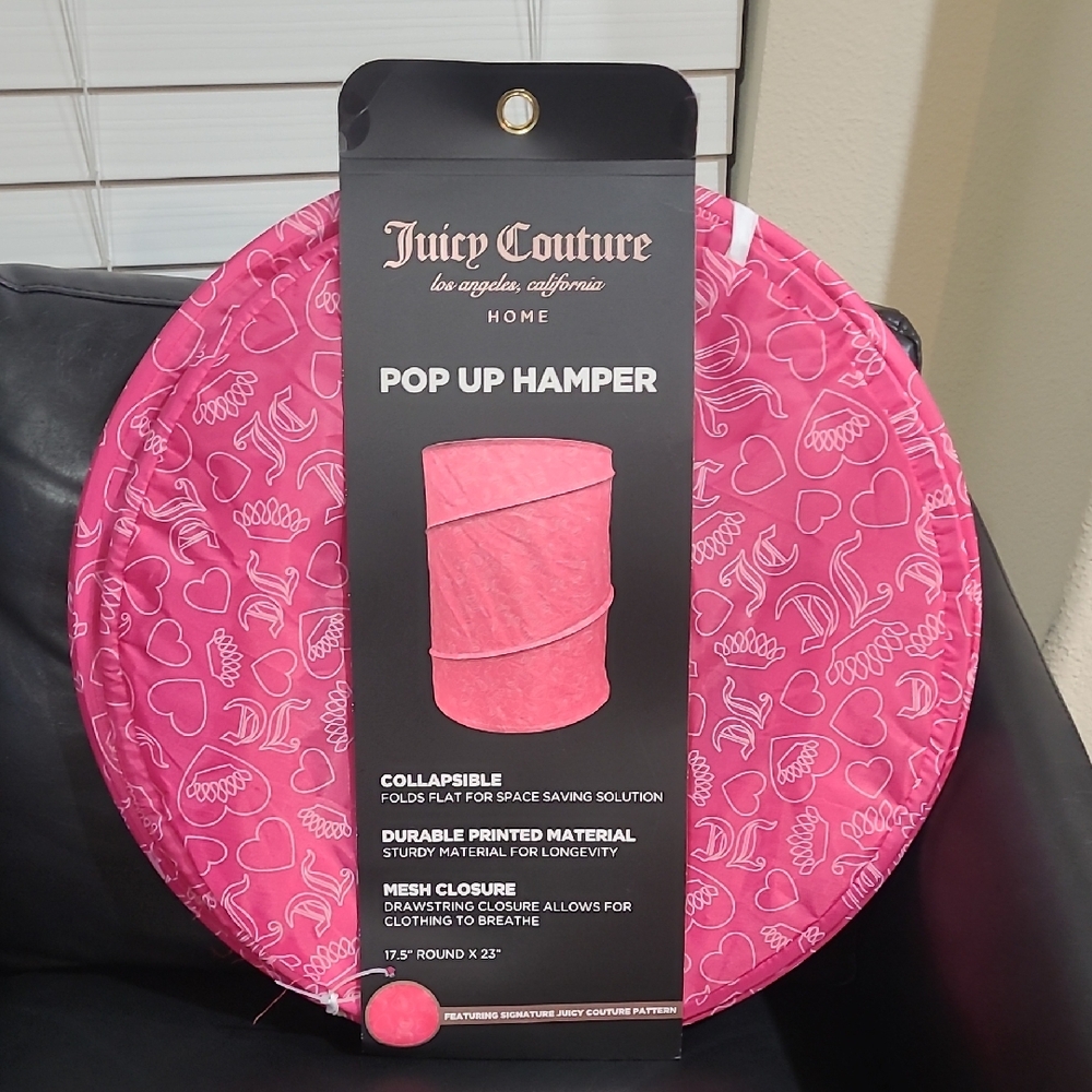 Juicy Couture Pink Heart Pop Up Hamper